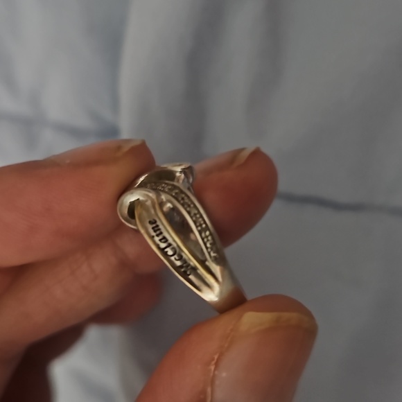 Ribbon Heart Ring - Picture 2 of 5